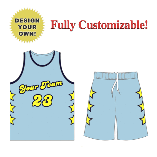 Basketball Team Uniforms - Package 2 - Custom Basketball Jersey